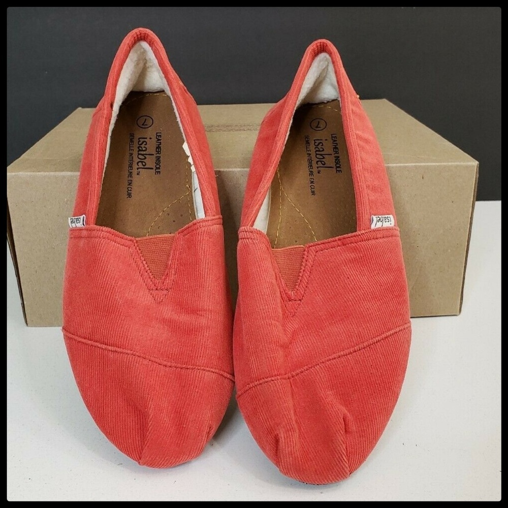 Isabel leather Insole Canvas Summer Flat Loafers